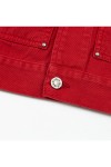 Louis Vuitton, Men's Denim Jacket, Red