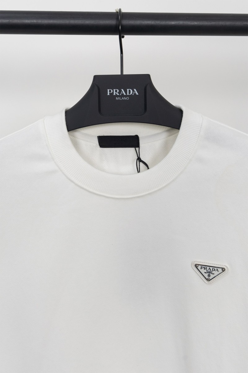 Prada, Men's Pullover, White