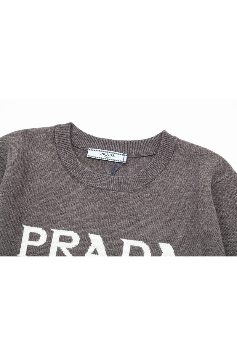 Prada, Men's Pullover, Grey