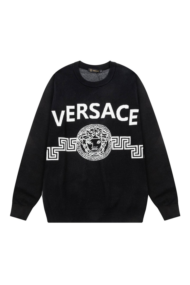 Versace, Men's Pullover, Black