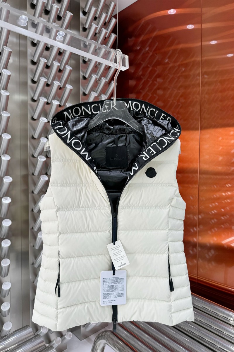 Moncler, Women's Vest, White