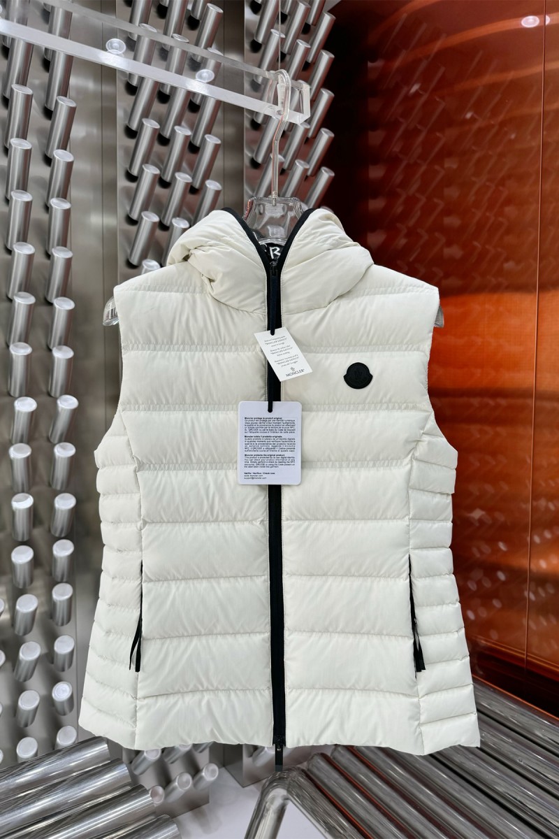 Moncler, Women's Vest, White