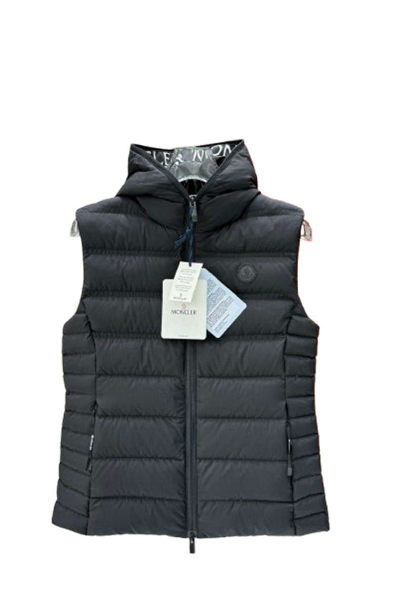 Moncler, Women's Vest, Black