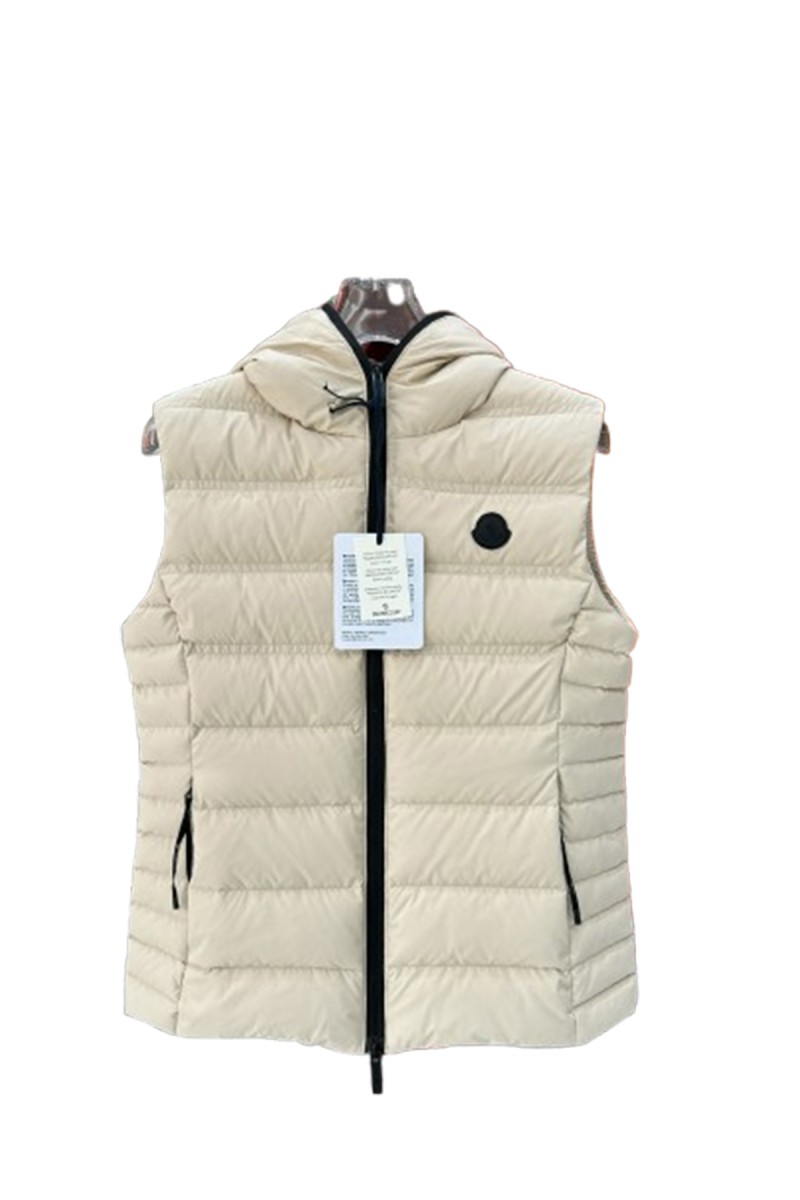 Moncler, Women's Vest, Beige