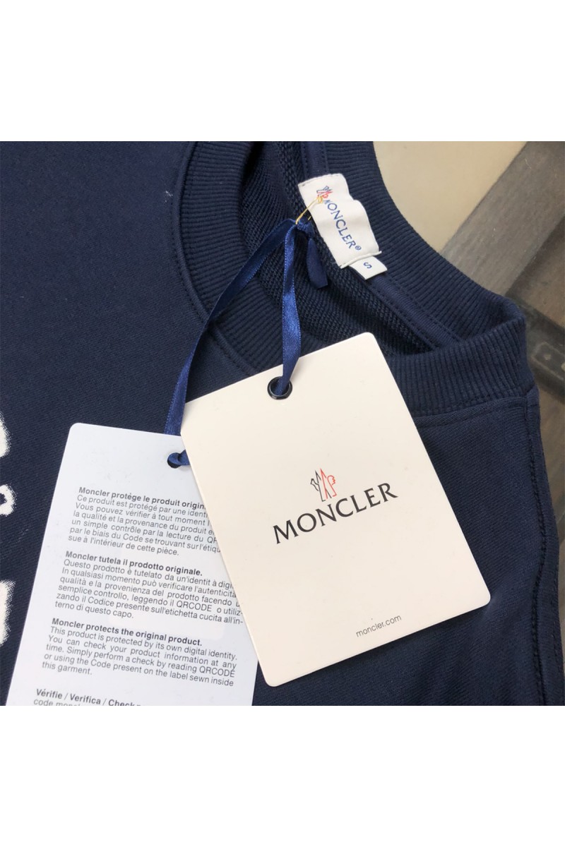 Moncler, Men's Pullover, Navy