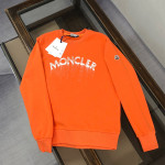 Moncler, Men's Pullover, Orange