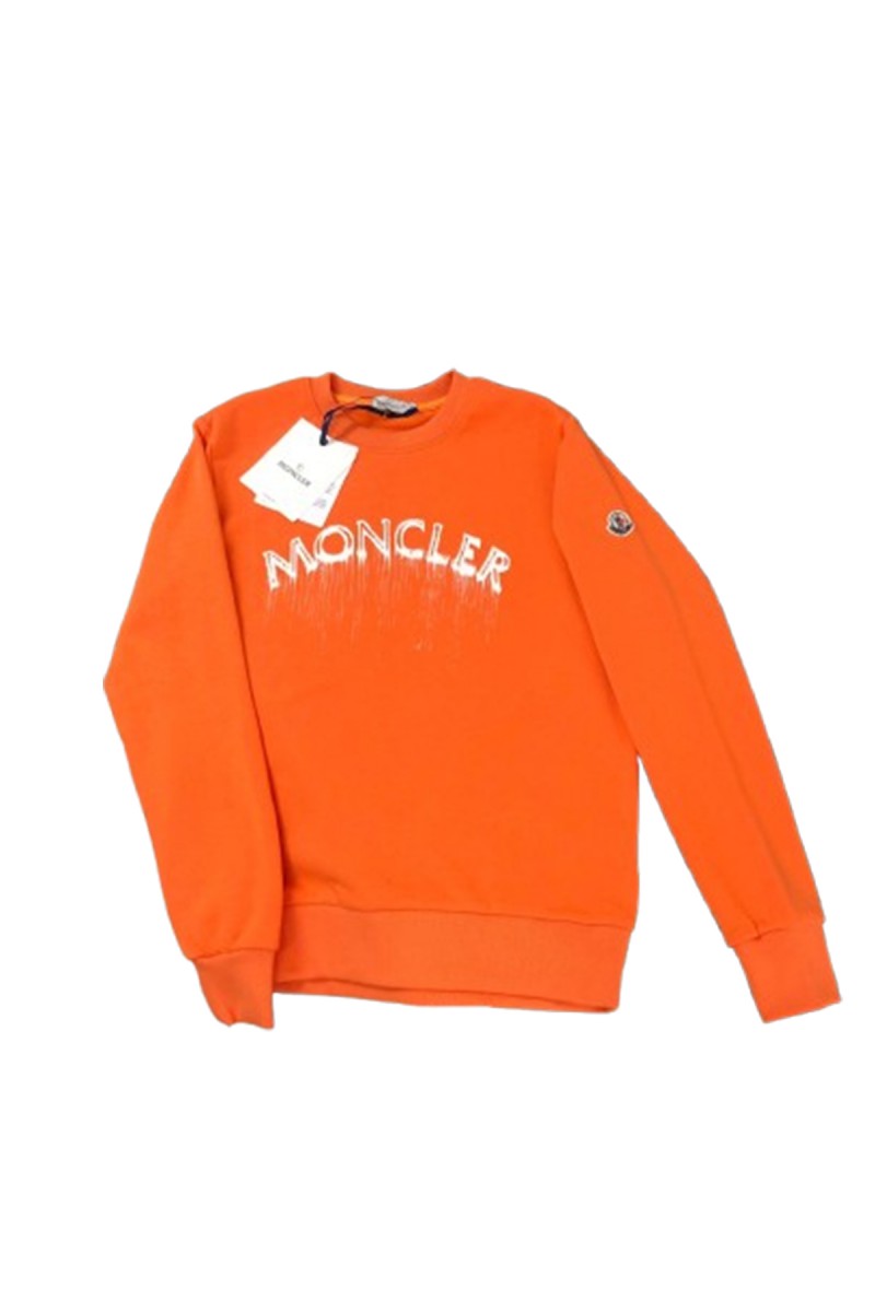 Moncler, Men's Pullover, Orange