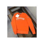 Moncler, Men's Pullover, Orange