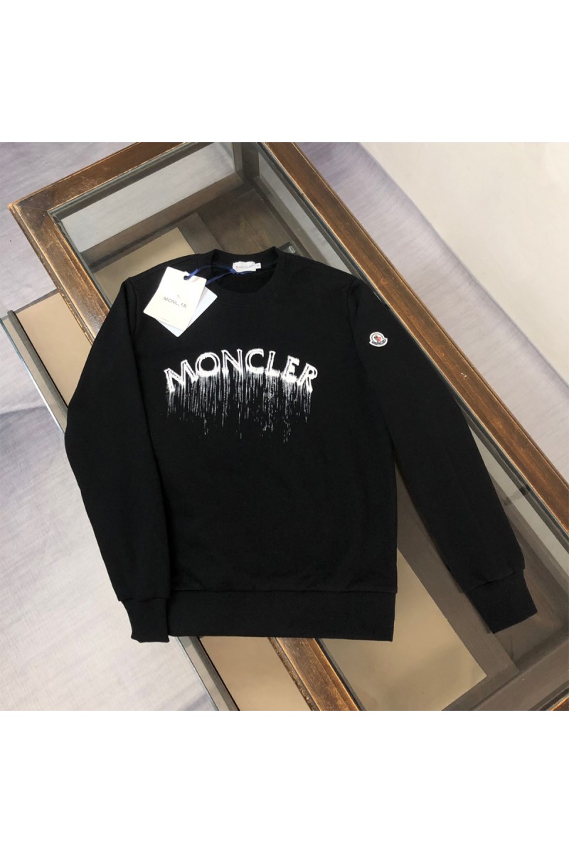 Moncler, Men's Pullover, Black