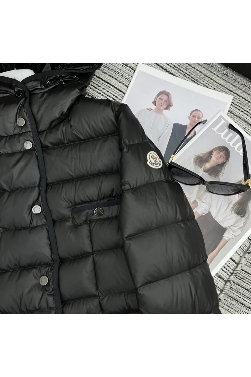 Moncler, Women's Jacket, Black