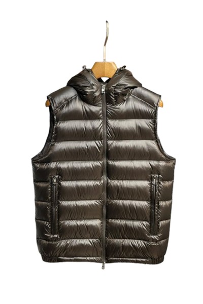 Moncler, Men's Vest, Brown