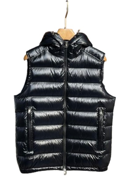 Moncler, Men's Vest, Black