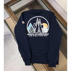 Moncler, Men's Pullover, Navy