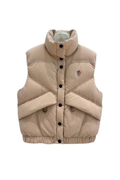 Moncler, Women's Vest, Beige