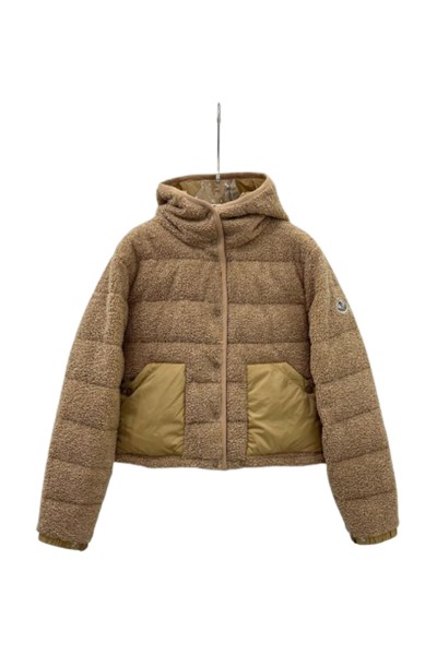 Moncler, Audrieu Teddy, Women's Jacket, Camel