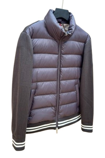 Moncler, Men's Cardigan, Brown