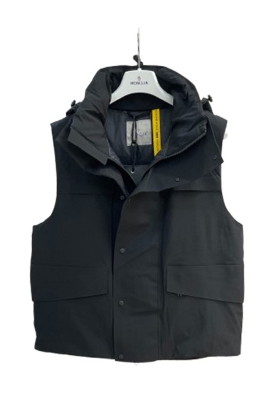 Moncler, Men's Vest, Black