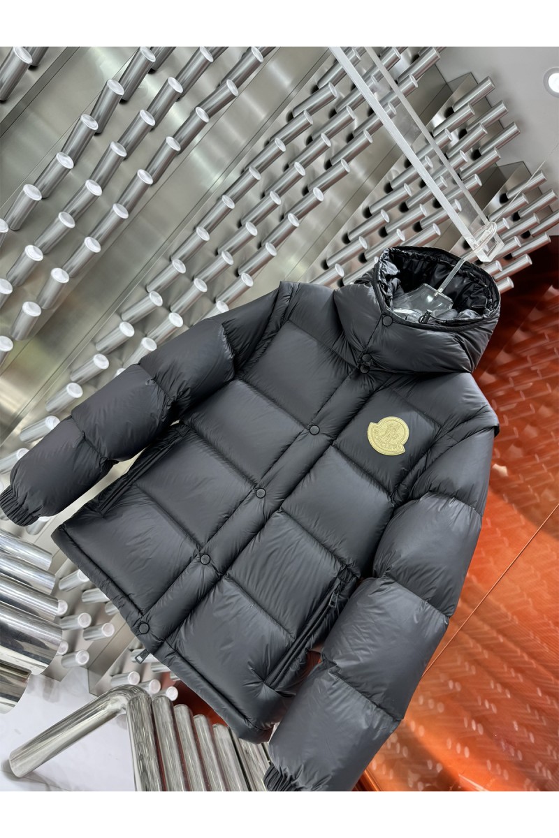 Moncler, Cyclone, Men's Jacket, Removable Arm, Black