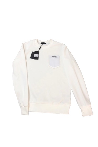 Prada, Men's Pullover, White