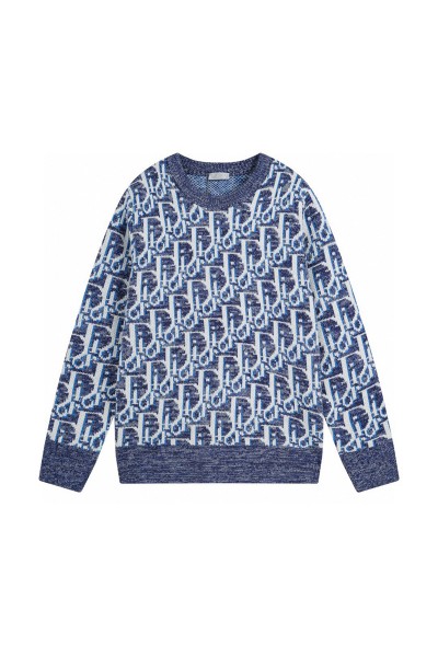 Christian Dior, Men's Pullover, Blue