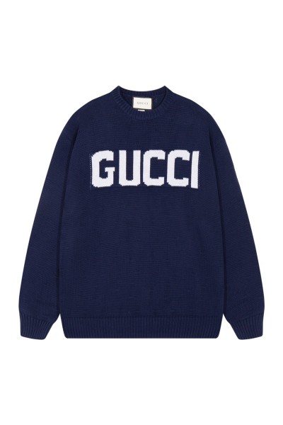 Gucci, Men's Pullover, Navy