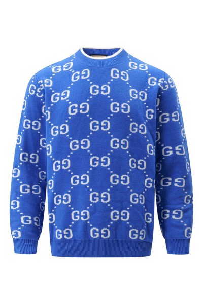 Gucci, Men's Pullover, Blue