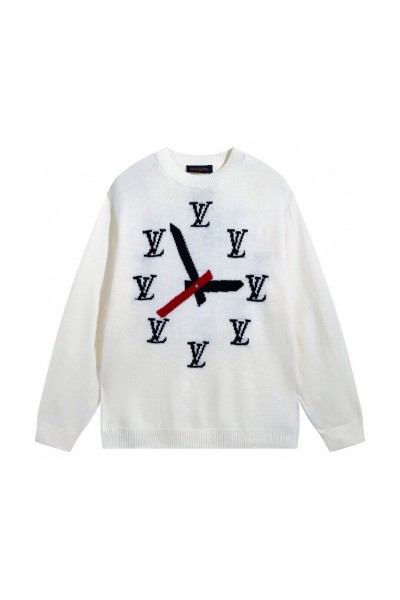 Louis Vuitton, Men's Pullover, White