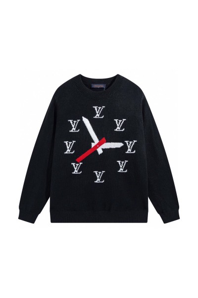 Louis Vuitton, Men's Pullover, Black