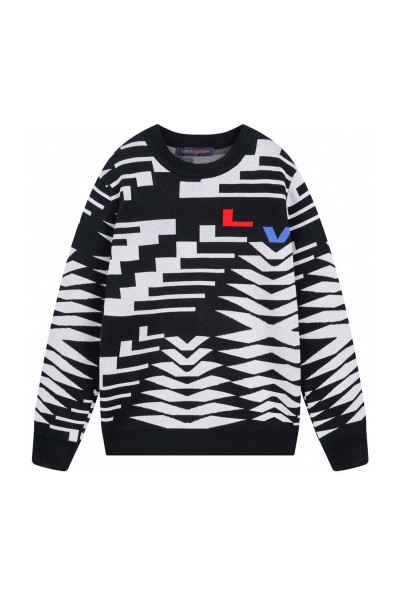 Louis Vuitton, Men's Pullover, Black