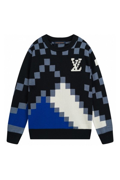 Louis Vuitton, Men's Pullover, Black