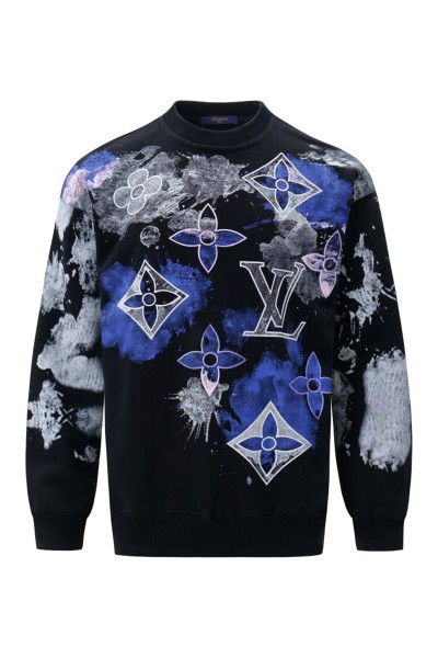 Louis Vuitton, Men's Pullover, Black