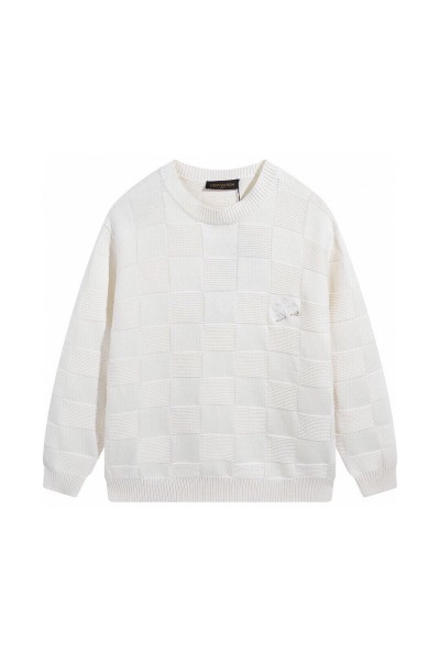 Louis Vuitton, Men's Pullover, White