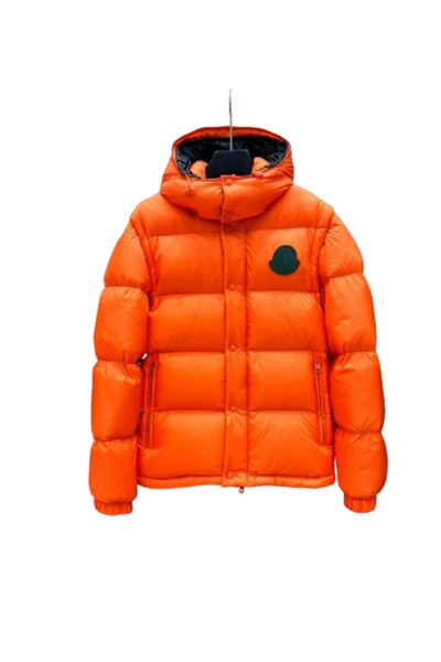 Moncler, Cyclone, Men's Jacket, Orange, 2in1