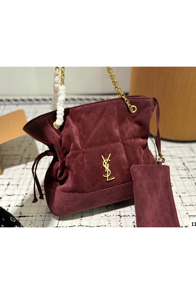 Yves Saint Laurent, Women's Bag, Burgundy