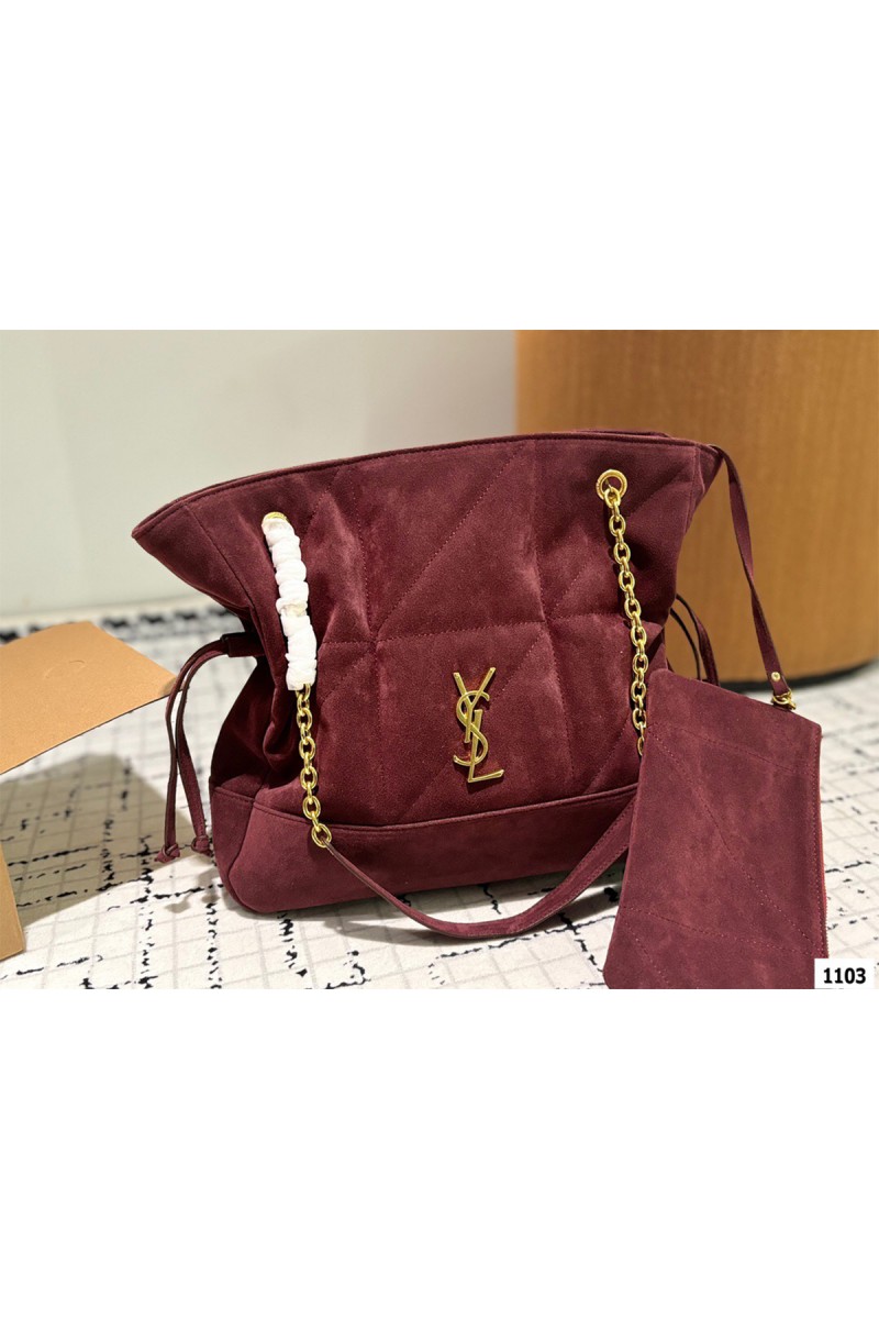 Yves Saint Laurent, Women's Bag, Burgundy