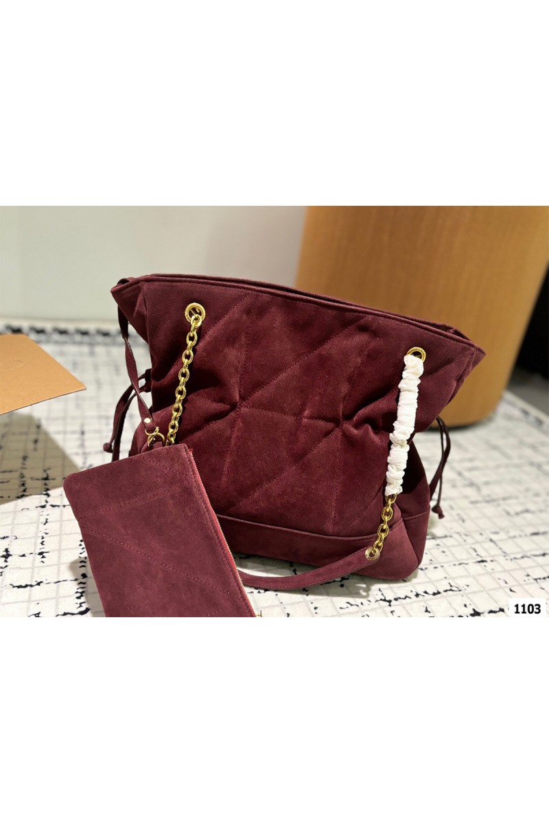 Yves Saint Laurent, Women's Bag, Burgundy