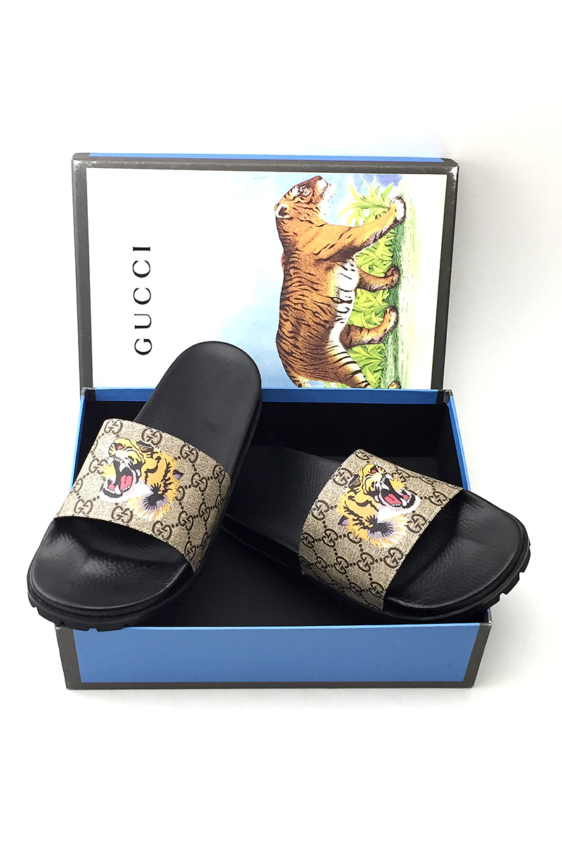 Gucci, Heren Slippers, Tiger
