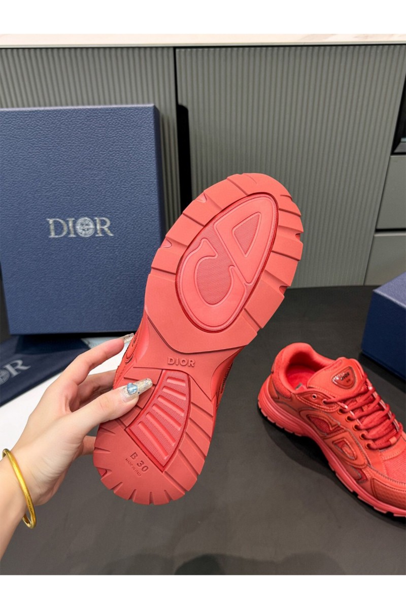 Christian Dior, B30, Women's Sneaker, Red