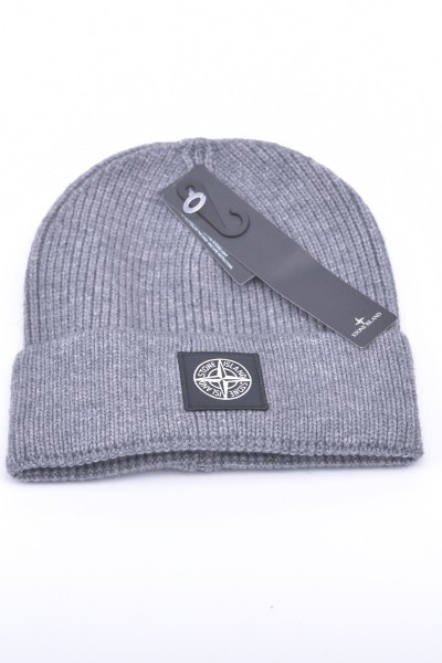 Stone, Island, Unisex Beanie, Grey