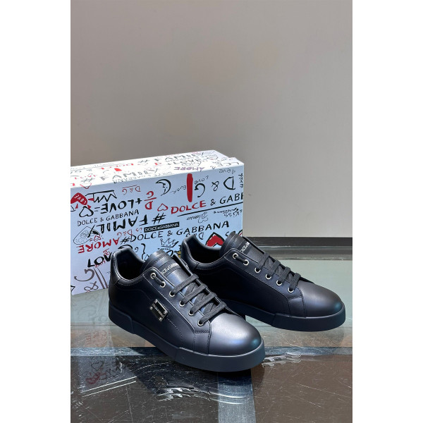Dolce Gabbana, Heren Sneakers, Zwart
