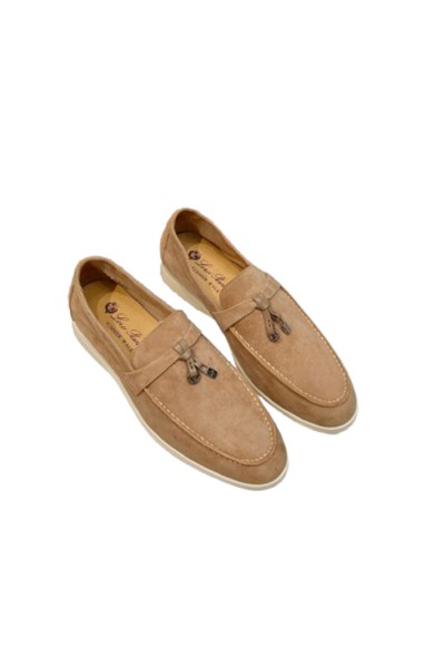 Loro Piana, Men's Loafer, Camel