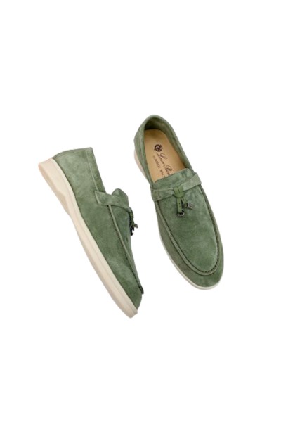 Loro Piana, Women's Loafer, Green