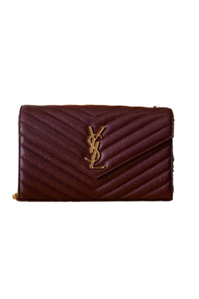 Yves Saint Laurent, Women's Bag, Burgundy