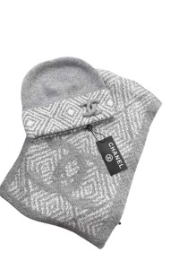 Chanel, Women's Beanie Set, Grey