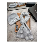 Chanel, Women's Beanie Set, Grey