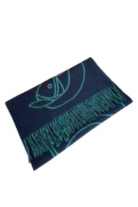 Hermes, Women's Scarve, Navy