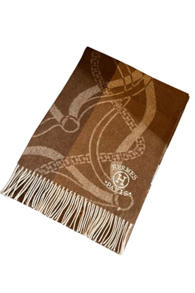 Hermes, Women's Scarve, Brown