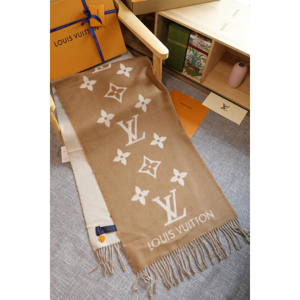 Louis Vuitton, Women's Scarve, Camel