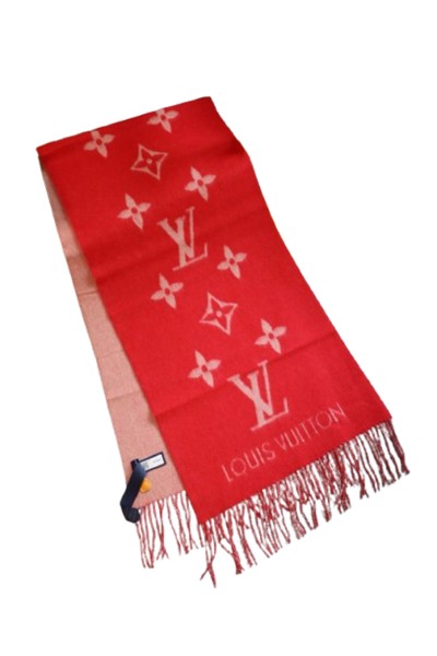 Louis Vuitton, Women's Scarve, Red