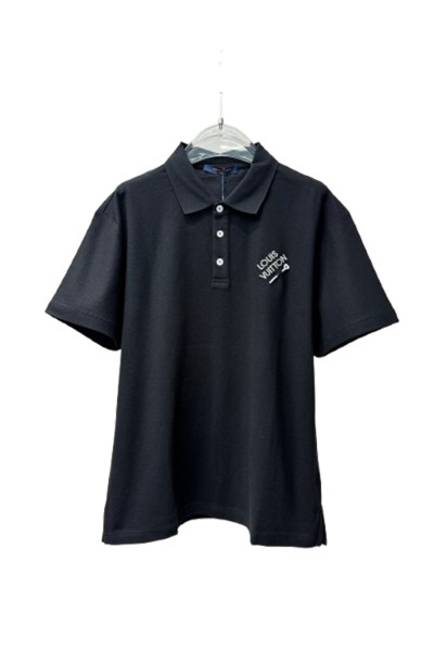 Louis Vuitton, Men's Polo, Black